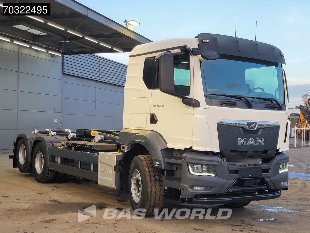 MAN TGS 28.480 6X2 NEW! HYVA 26-60-S containersystem Automatic Euro 6
