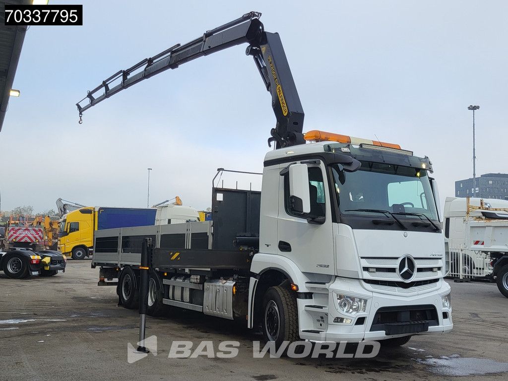 Mercedes Antos Antos 2532 6X2 Palfinger PK22002 EH crane Kran Lift+steering axle Euro 6