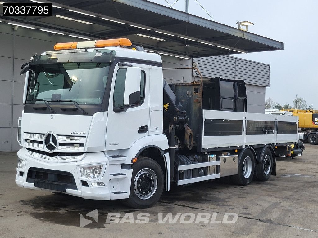 Mercedes Antos Antos 2532 6X2 Palfinger PK22002 EH crane Kran Lift+steering axle Euro 6