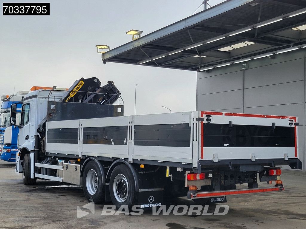 Mercedes Antos Antos 2532 6X2 Palfinger PK22002 EH crane Kran Lift+steering axle Euro 6