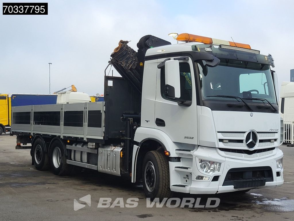 Mercedes Antos Antos 2532 6X2 Palfinger PK22002 EH crane Kran Lift+steering axle Euro 6