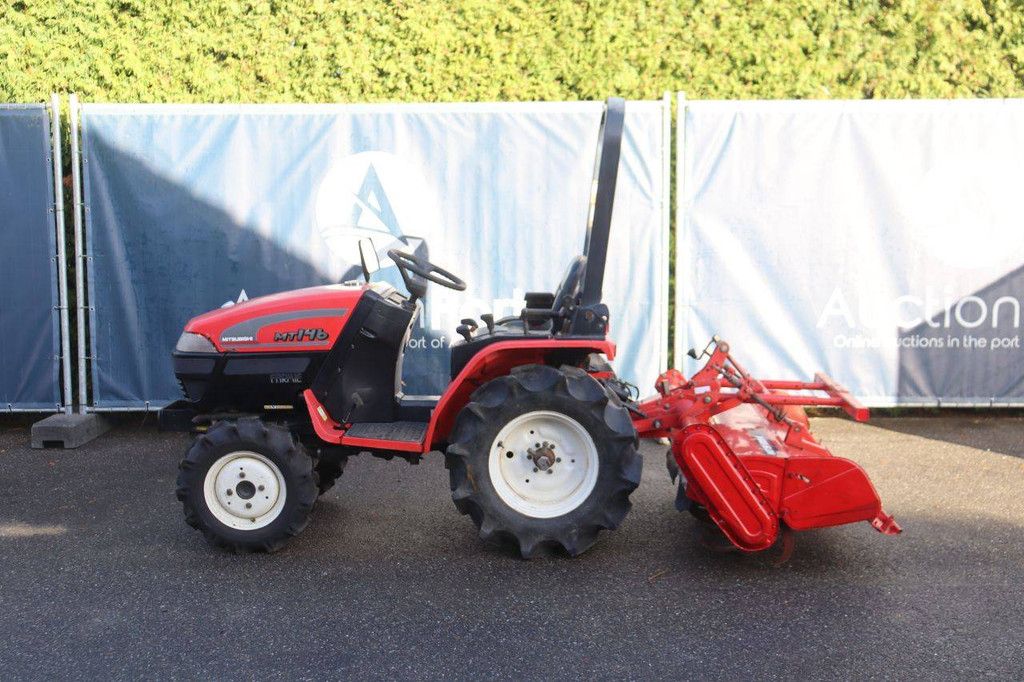 Kleintraktor Mitsubishi MT146 Diesel 14 PS mit Grubber