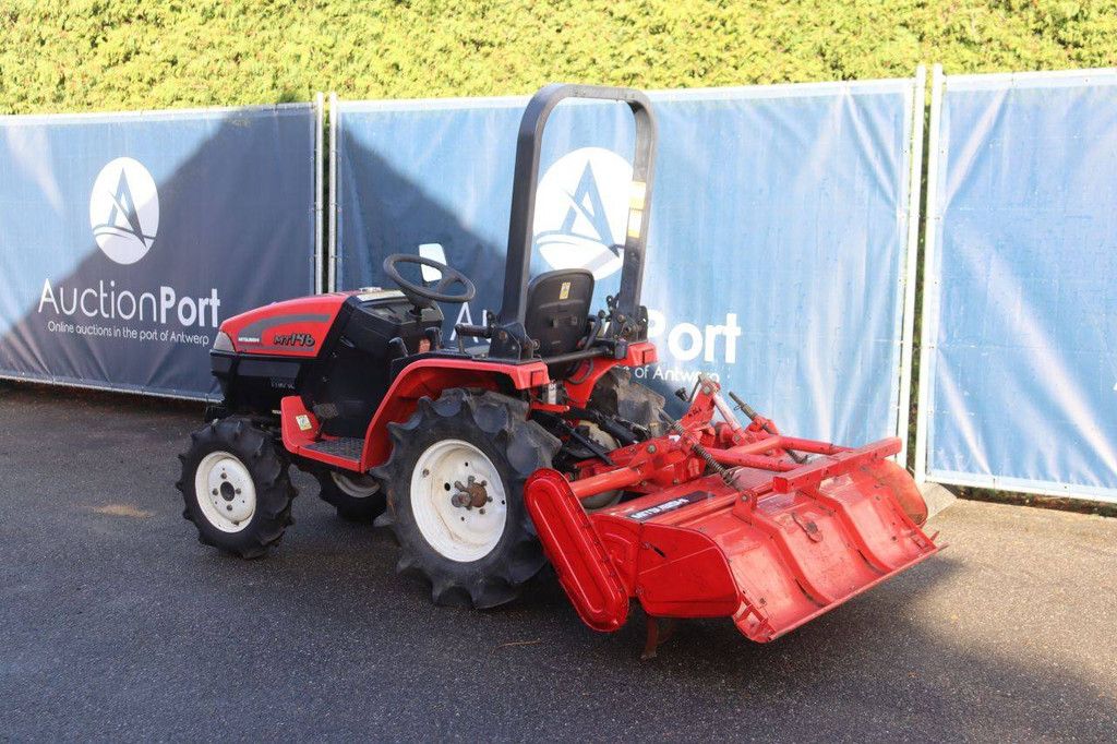 Kleintraktor Mitsubishi MT146 Diesel 14 PS mit Grubber