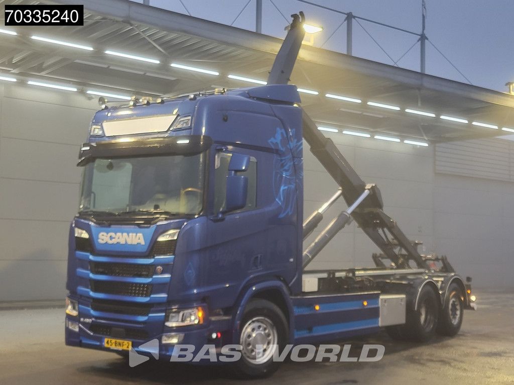Scania R R450 6X2 NL-truck APK 25tons VDL Containersystem Lift+Steering axle Full Air Euro 6