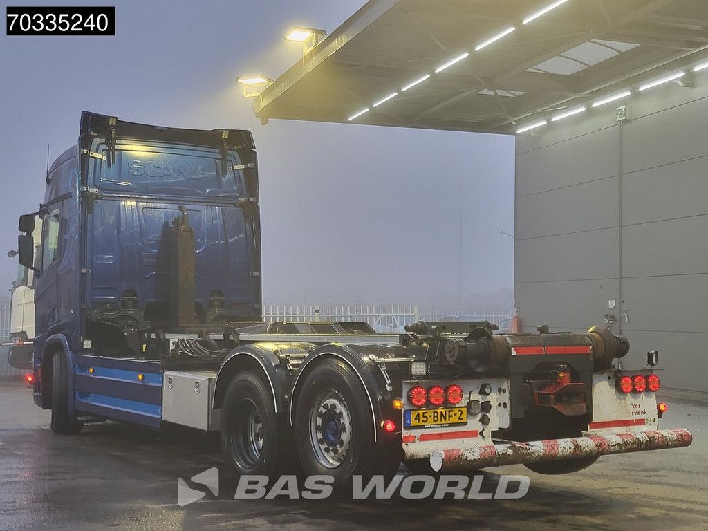 Scania R R450 6X2 NL-truck APK 25tons VDL Containersystem Lift+Steering axle Full Air Euro 6