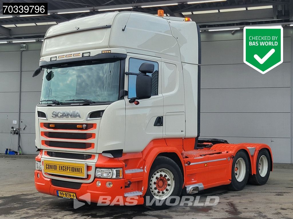 Scania R580 6X4 V8 Retarder Full-Air NL-Truck APK Navi Xenon Leather