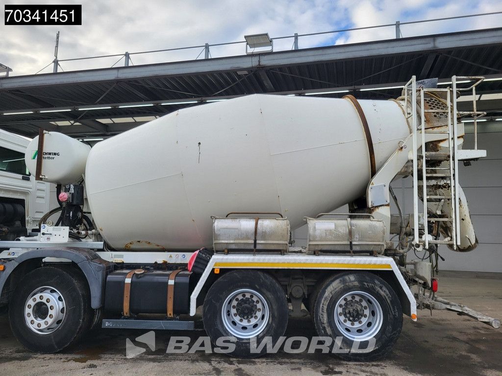 MAN TGS 32.420 8X4 9m3 Stetter AM 9 FHC LL Steel suspension Manual Euro 6