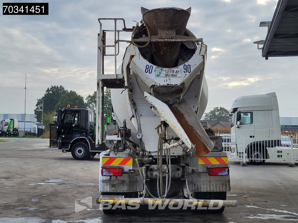 MAN TGS 32.420 8X4 9m3 Stetter AM 9 FHC LL Steel suspension Manual Euro 6
