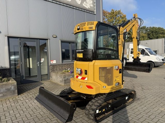 CAT 303 3.2T Bj22 Minigraver minikraan SLP/SRT A/C Camera ETC