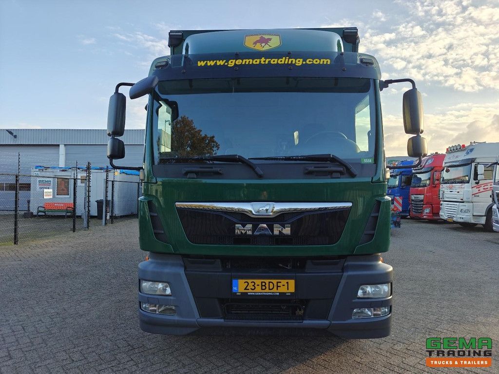 MAN TGM 18.250 4x2 Tageskabine Euro6B – Planenaufbau 6,5 m – Krananschluss – Hartholzboden