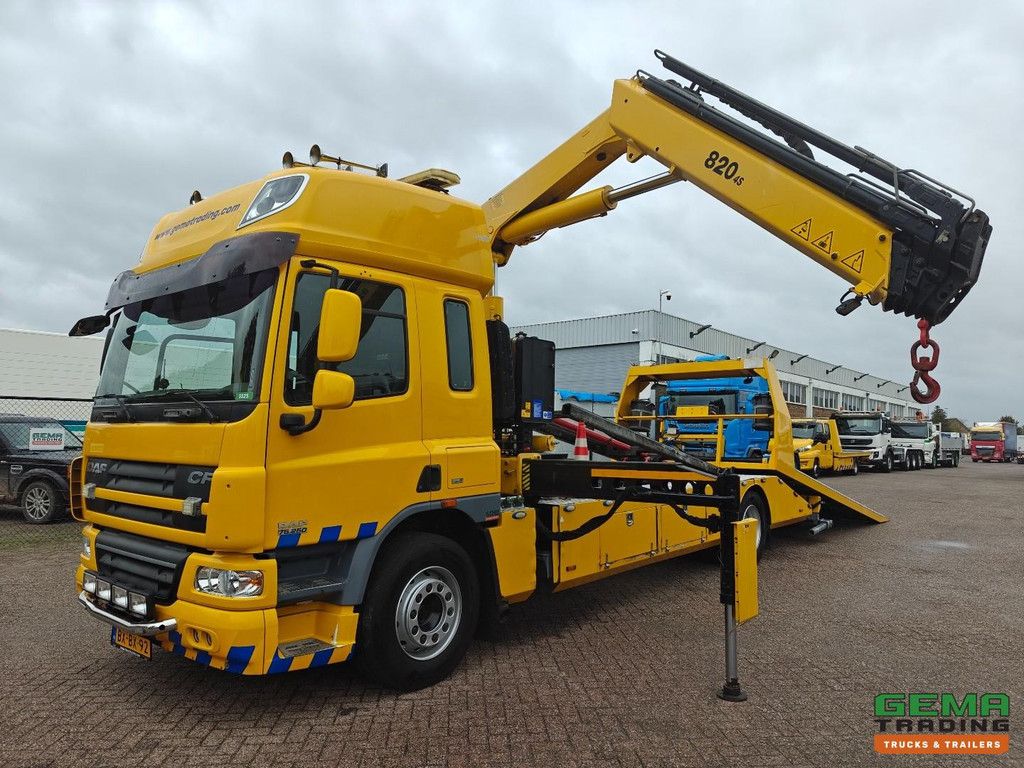 DAF FA CF75.250 4x2 Spacecab Euro5 – Falkom FAS6000 – Amco Veba 820-4s – SmartTacho V2 – 09/2027 TUV