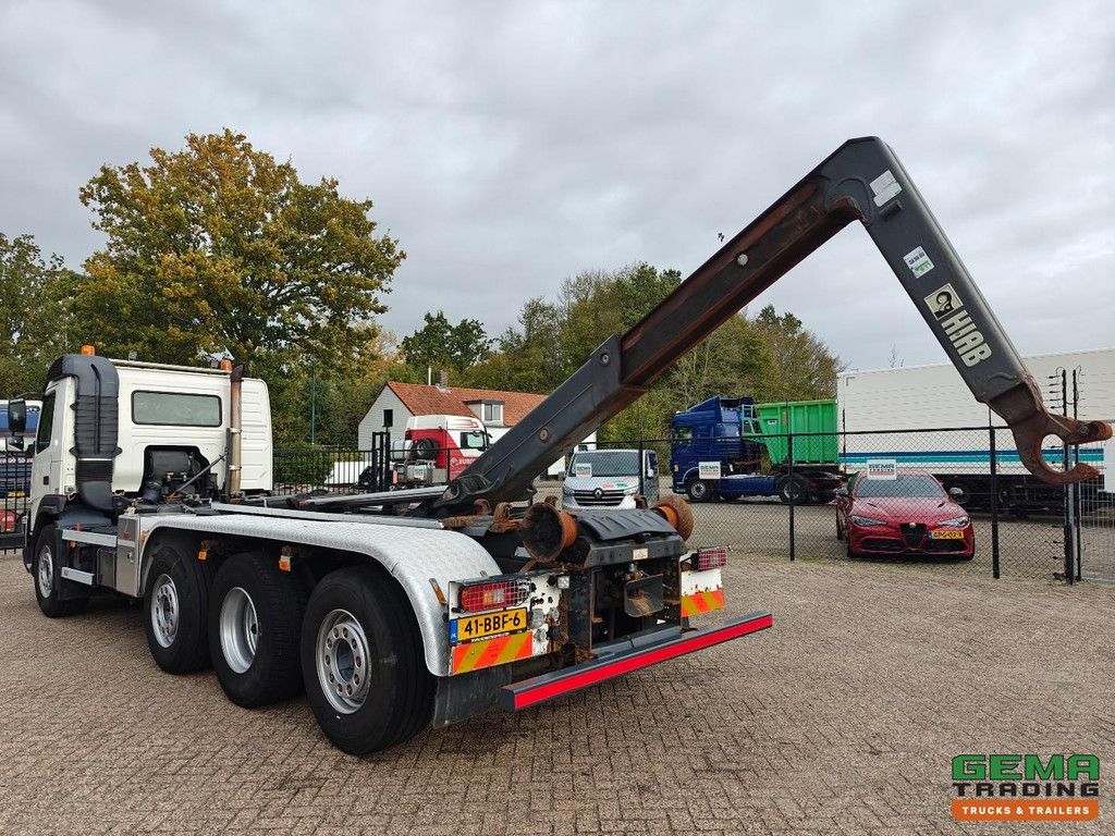 Volvo FMX 370 8x2/6 Day Cabin Euro 5 - HIAB 30T Hook Arm - 9T Front Axle - Catch Mouth Coupling