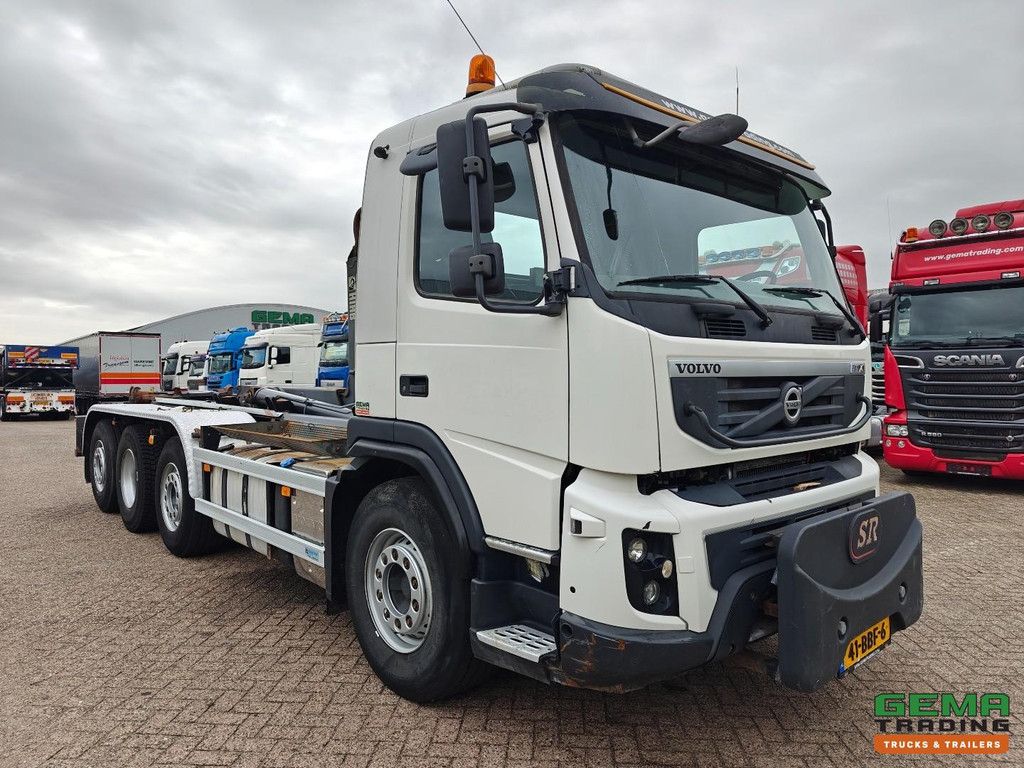 Volvo FMX 370 8x2/6 Day Cabin Euro 5 - HIAB 30T Hook Arm - 9T Front Axle - Catch Mouth Coupling