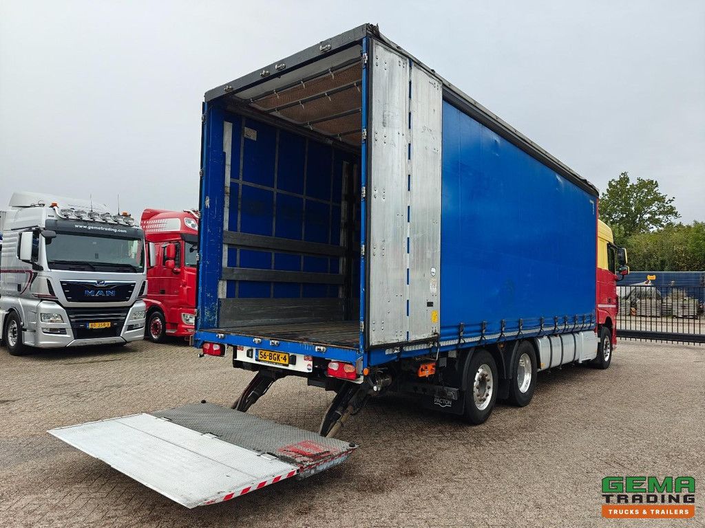 DAF XF 440 FAR 6x2 SpaceCab Euro6A - Curtainside Sliding/Roof 8.1m - Tail lift 2000KG - Towing hitch - SmartTacho V2