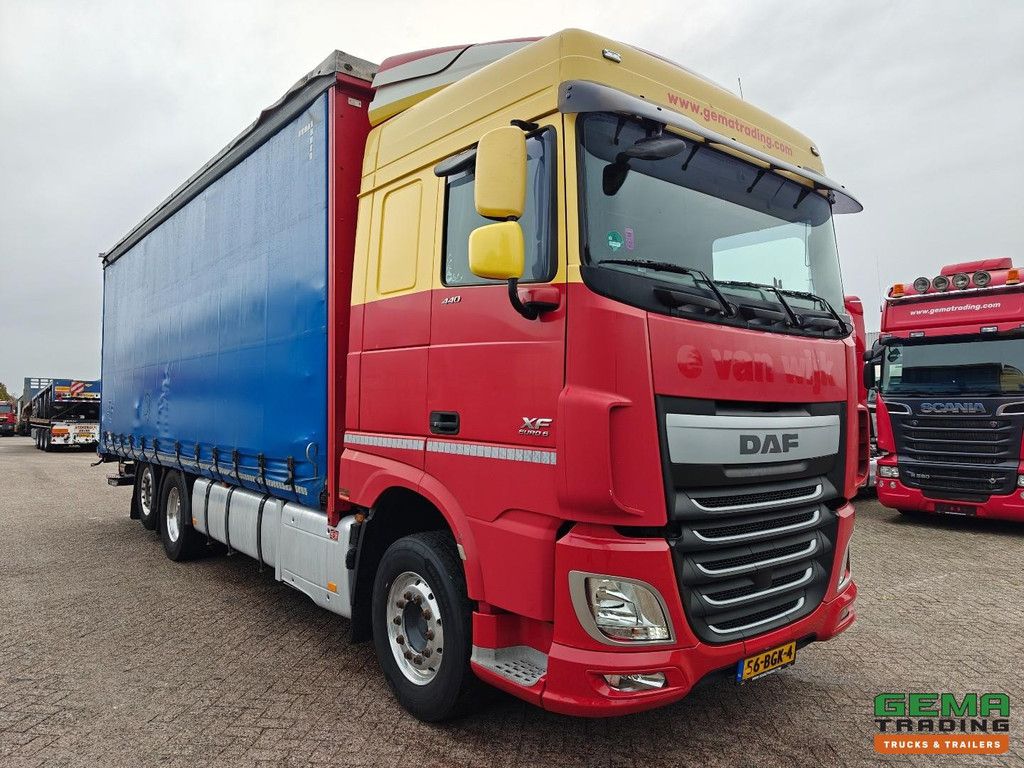 DAF XF 440 FAR 6x2 SpaceCab Euro6A - Curtainside Sliding/Roof 8.1m - Tail lift 2000KG - Towing hitch - SmartTacho V2