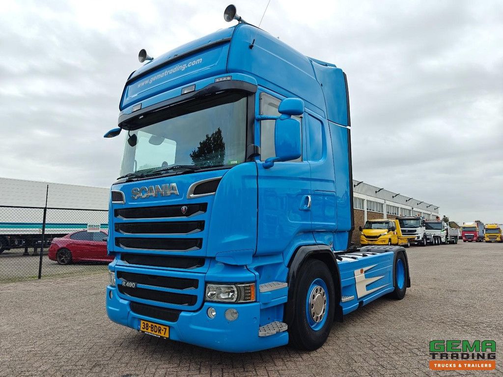 Scania R490 4x2 TopLine Euro6A - Retarder - StandAirco - SmartTachoV2 - TOP!