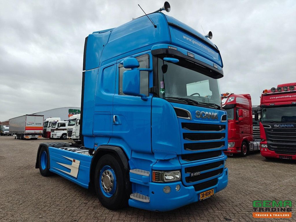Scania R490 4x2 TopLine Euro6A - Retarder - StandAirco - SmartTachoV2 - TOP!