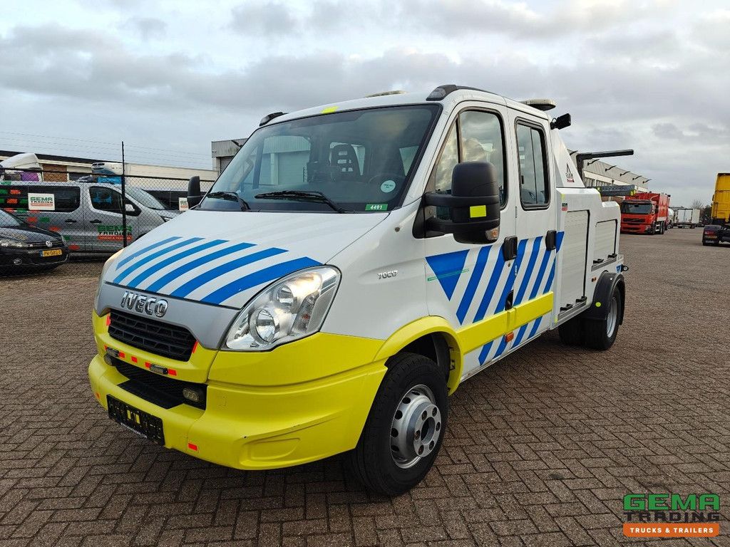 Iveco 70C17 4x2 Double Cab 7-Person Euro5 - Recovery Vehicle - Falkom FAW3000 + Winch 3600kg - Radio Controlled - Reconditioned Gearbox!