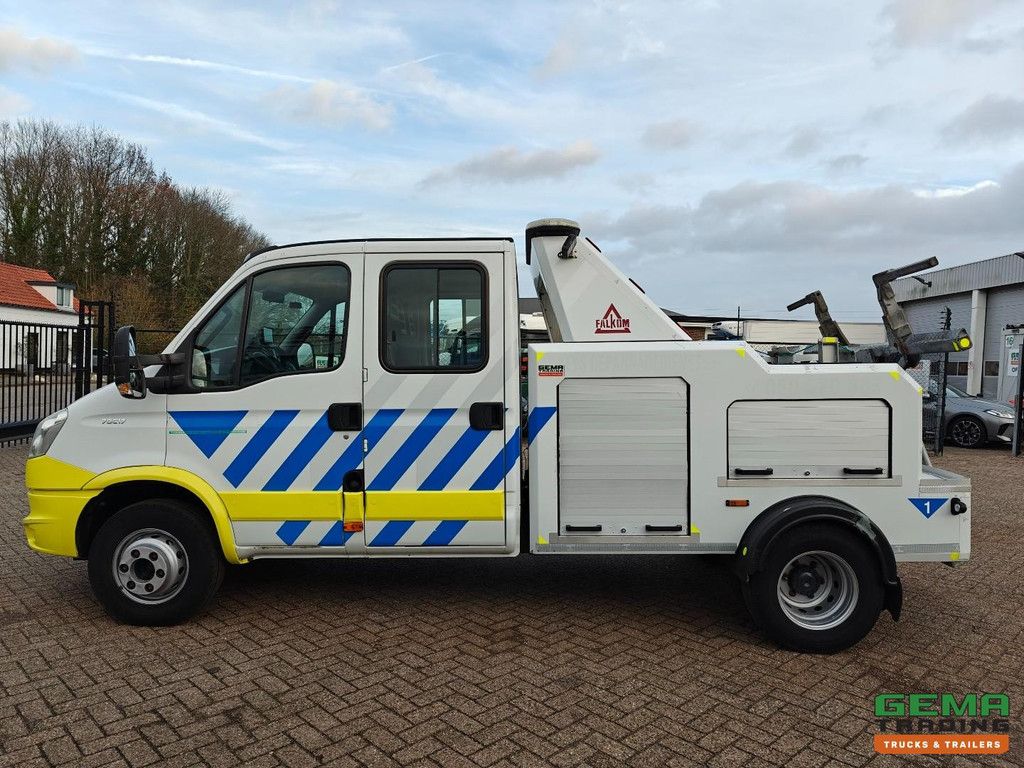 Iveco 70C17 4x2 Double Cab 7-Person Euro5 - Recovery Vehicle - Falkom FAW3000 + Winch 3600kg - Radio Controlled - Reconditioned Gearbox!