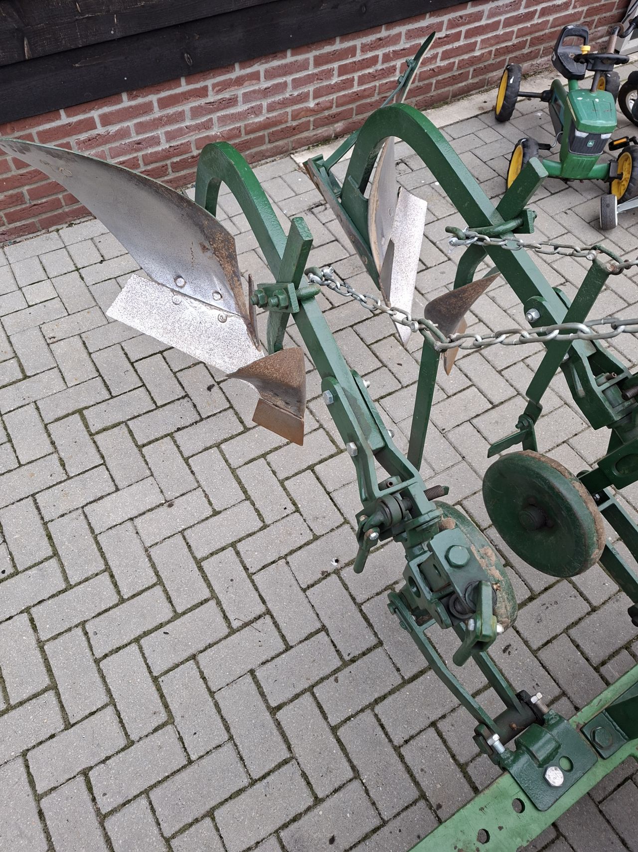 2- scharige ploeg | goedwerkend | Oldtimer