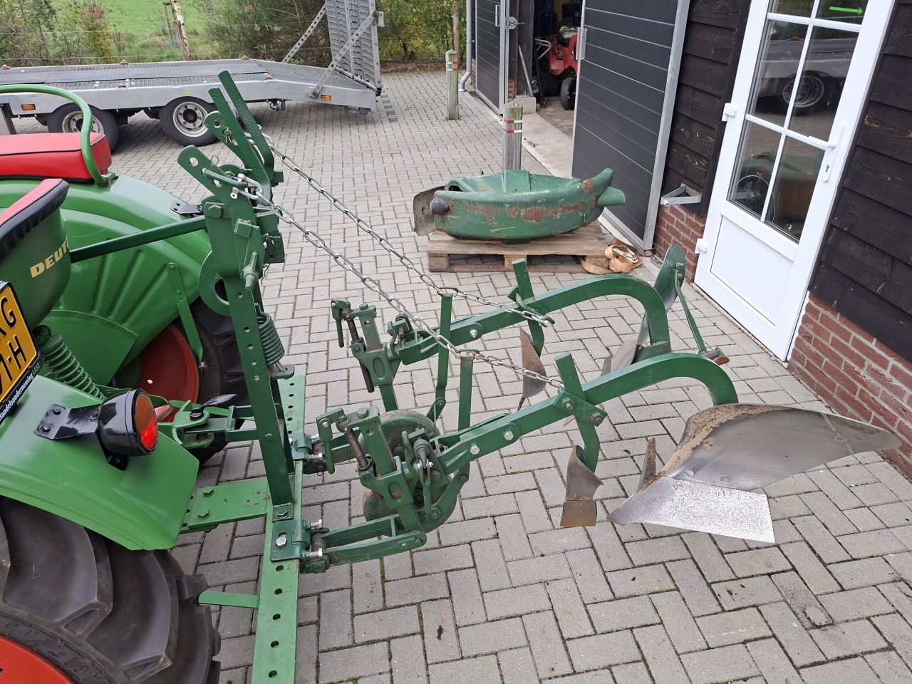 2- scharige ploeg | goedwerkend | Oldtimer