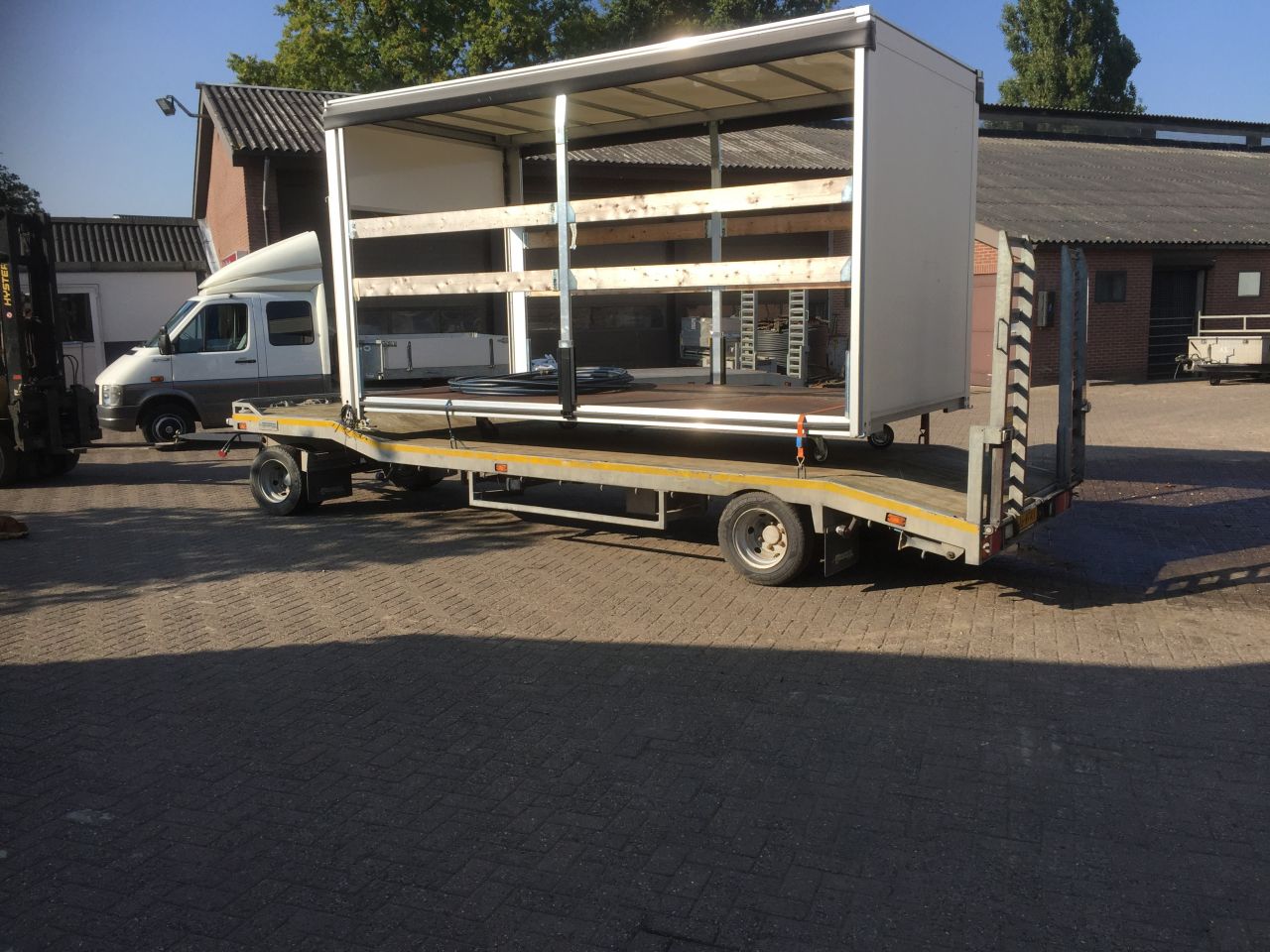Aanhanger schamelwagen 8000 kg draaischamel veldhuizen 8 ton