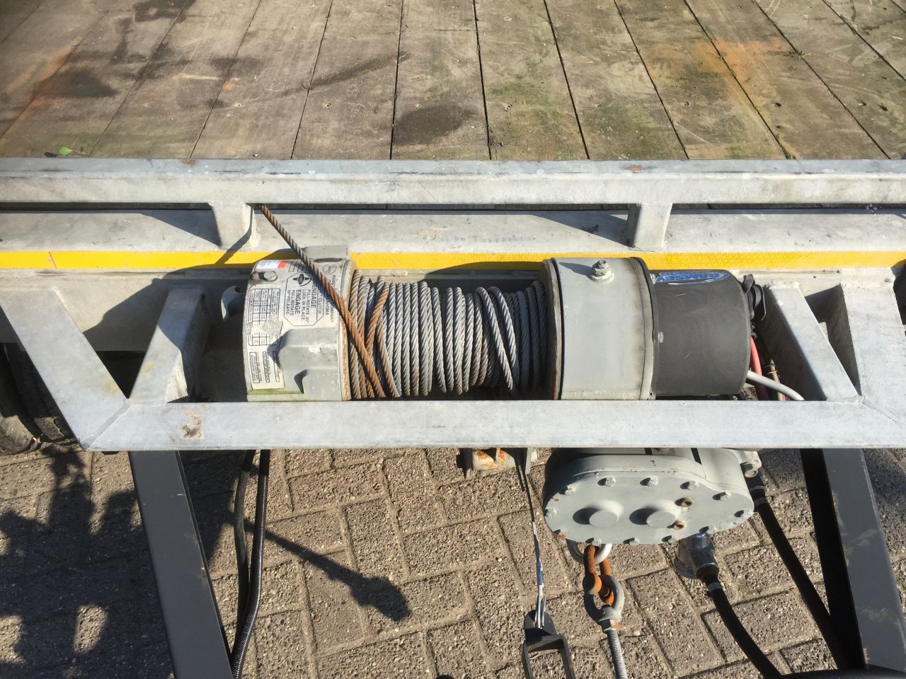 Aanhanger schamelwagen 8000 kg draaischamel veldhuizen 8 ton