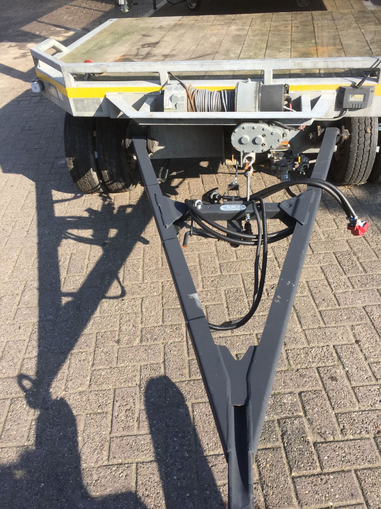 Aanhanger schamelwagen 8000 kg draaischamel veldhuizen 8 ton